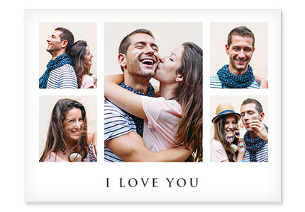 Produit collage toile love